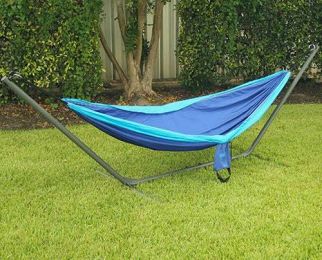 Rambler Double Travel Hammock Navy Blue