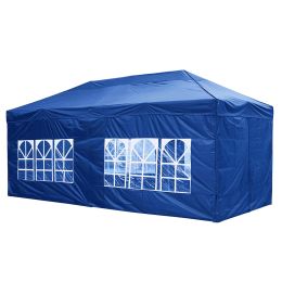 10X20ft EZ Pop Up Canopy Folding Gazebo/Navy