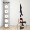 Yoga Headstand Bench Iron Legs w/ PVC Pads for Family Gym Relieve Fatigue