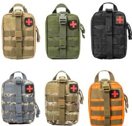 Tactical First Aid Medical Bag Army Car Pouch (Color: Orange)