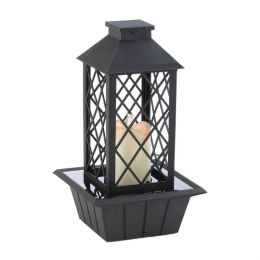 Backyard Garden Lawn Gallery Of Light Metal Mini Hanging Candle Lanterns (Color: Black A)