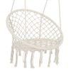 Hammock Chair Macrame Swing Max 330 Lbs Hanging Cotton Rope Hammock Swing Chair for Indoor and Outdoor