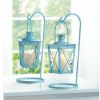 Home Decor Indoor/Outdoor Simple Yet Elegant Square Lantern Set Of 2